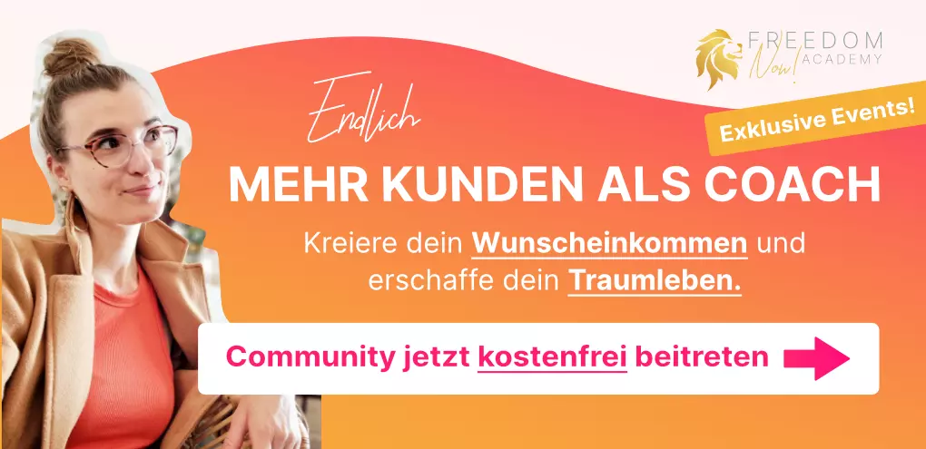 Als Coach zum Wunscheinkommen - Money Mindset - Banner